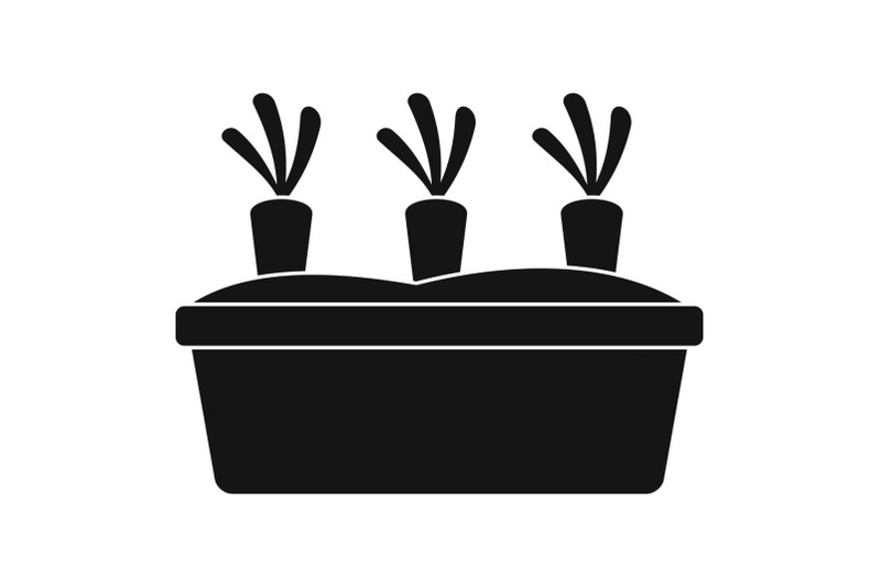 garden-carrots-icon-simple-style