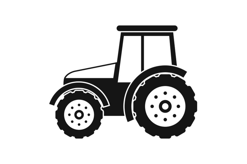 tractor-icon-simple-style