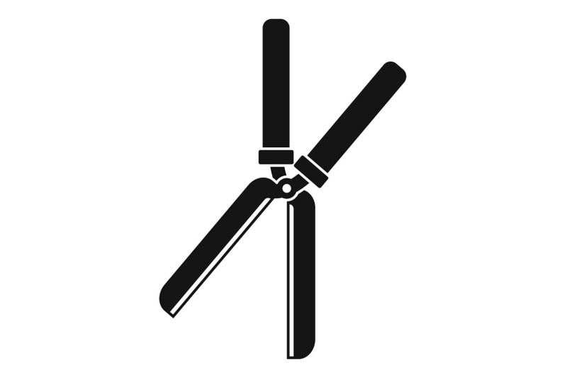 farm-scissors-icon-simple-style