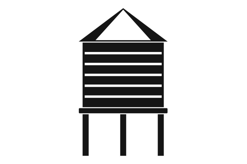 farm-water-tower-icon-simple-style