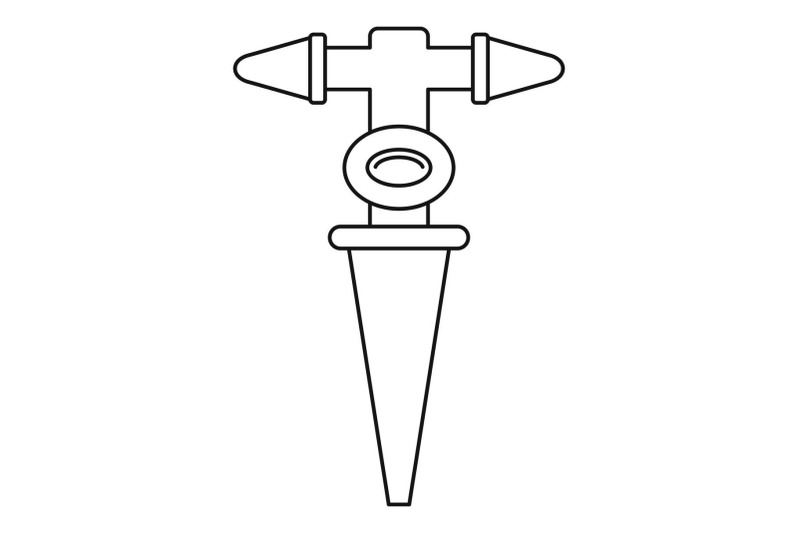 grass-water-tool-icon-outline-style