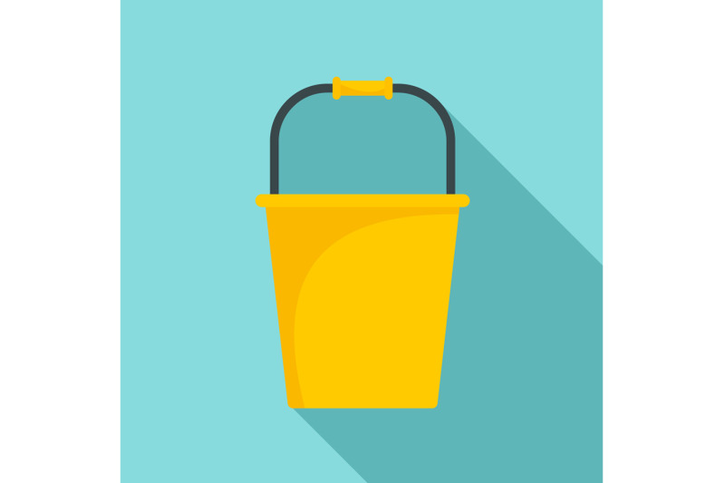 garden-bucket-icon-flat-style