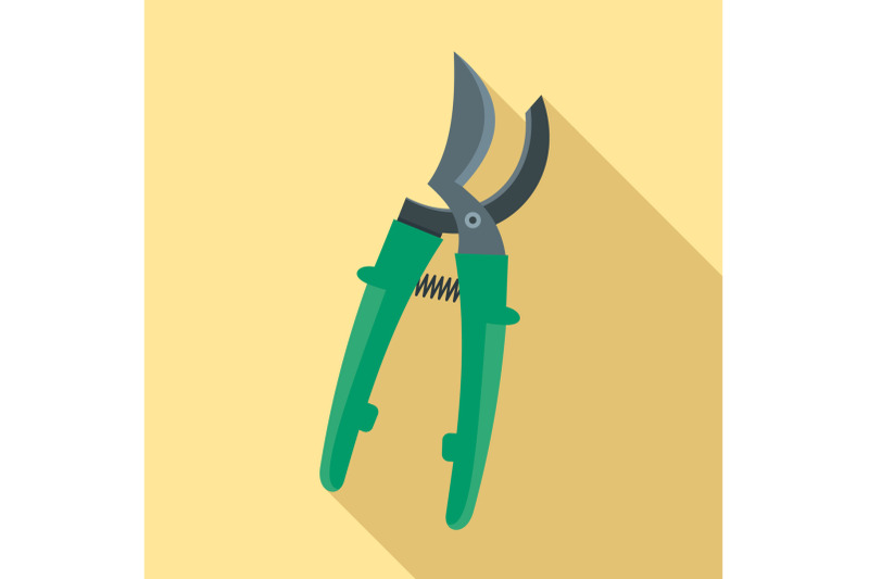 farm-secateurs-icon-flat-style