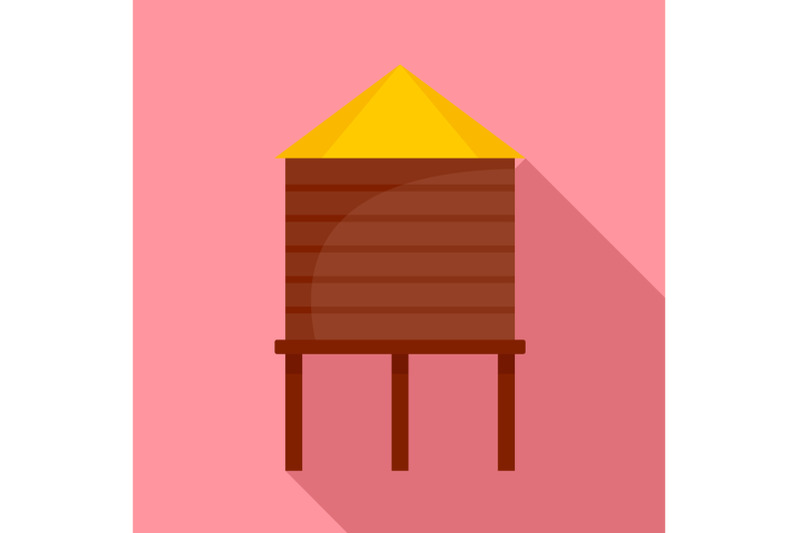 farm-barn-icon-flat-style