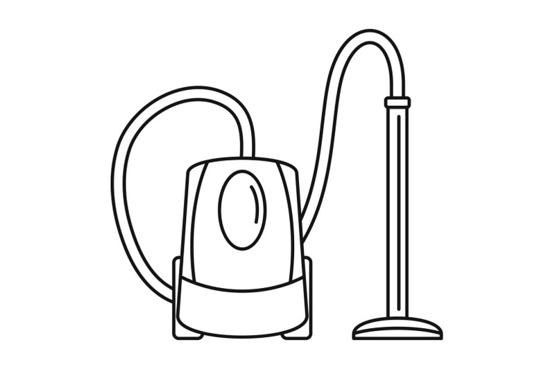 plastic-vacuum-cleaner-icon-outline-style