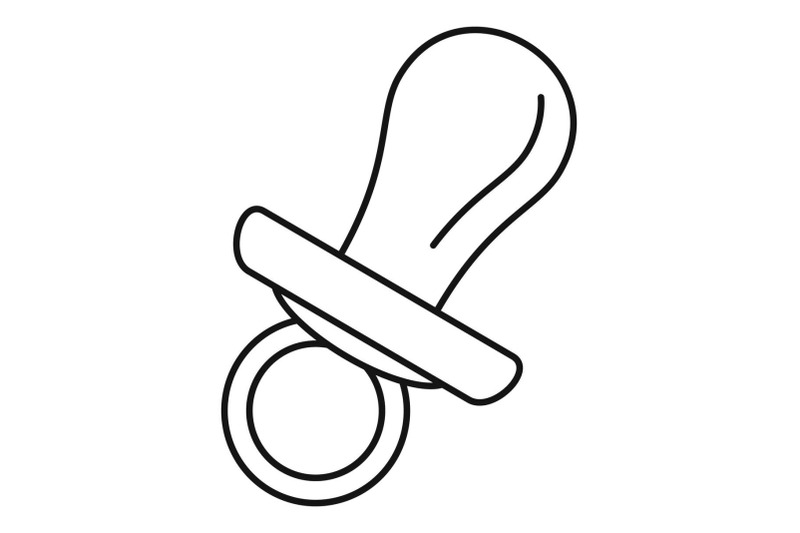nipple-icon-outline-style