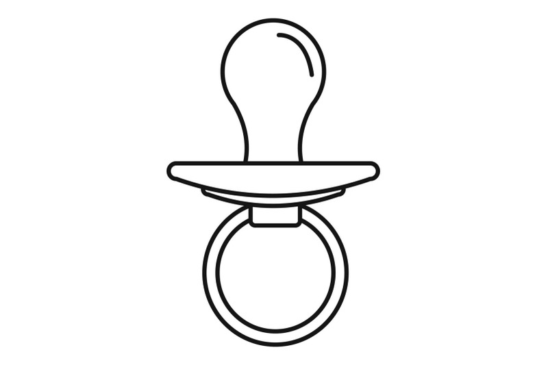 boy-nipple-icon-outline-style
