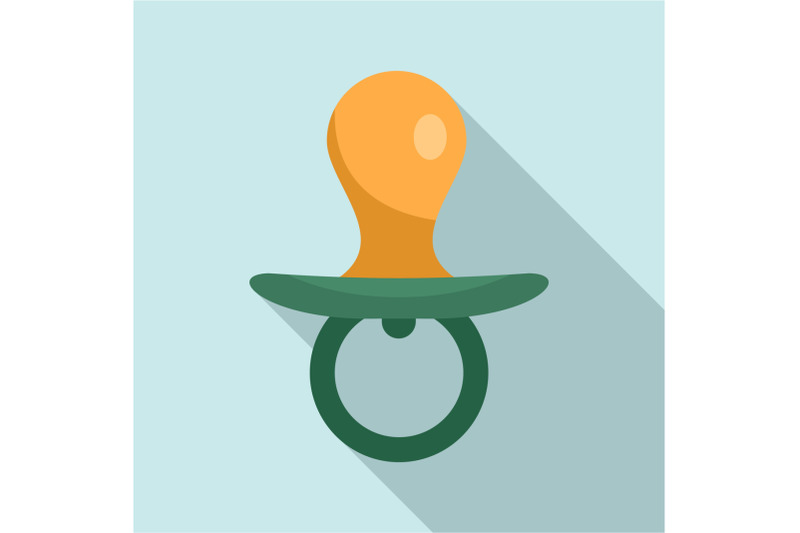 silicone-nipple-icon-flat-style