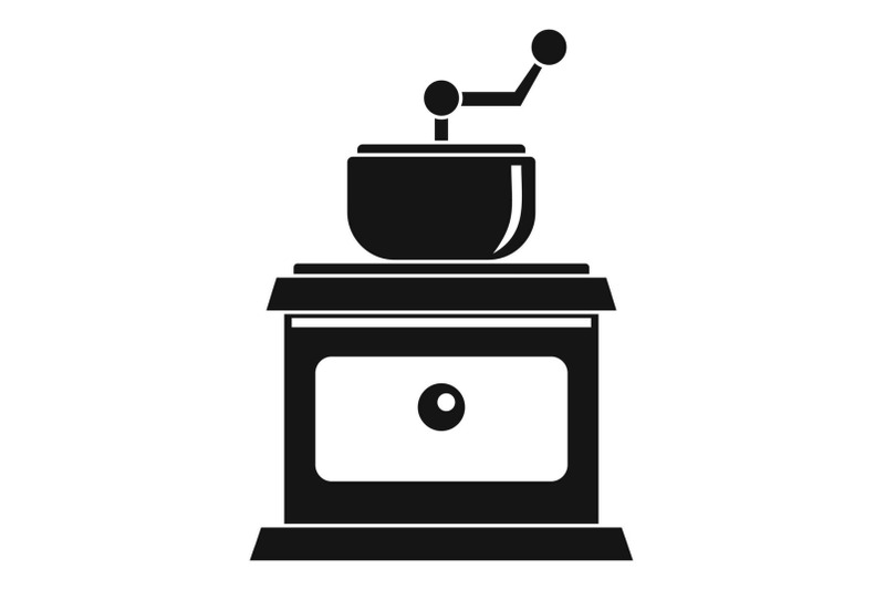 coffee-grinder-icon-simple-style
