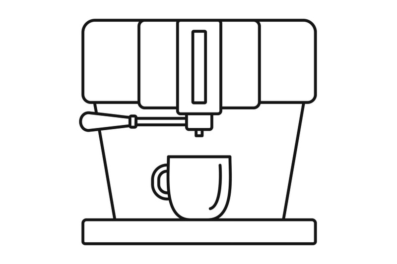modern-coffee-machine-icon-outline-style