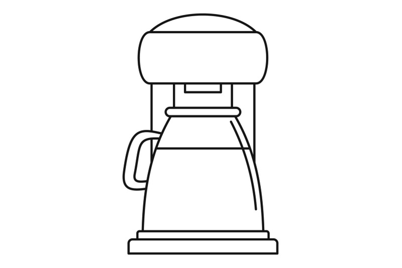 classic-coffee-machine-icon-outline-style
