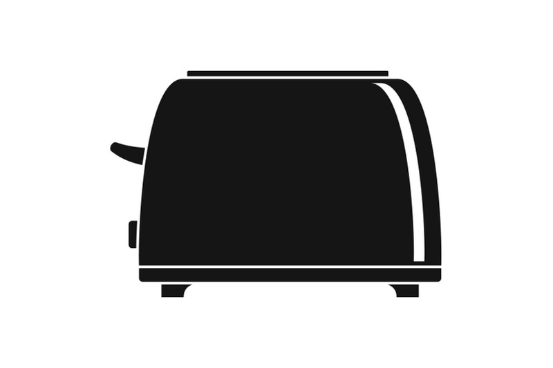 old-toaster-icon-simple-style