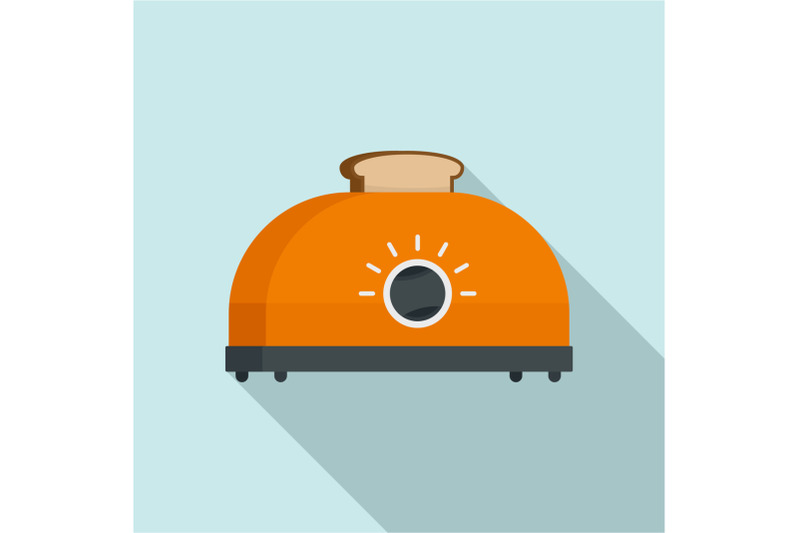classic-toaster-icon-flat-style