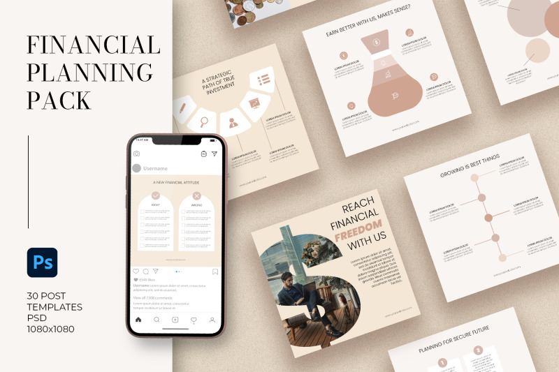 financial-planning-instagram-pack