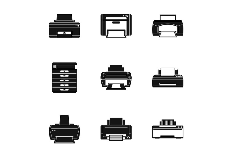 publicism-icons-set-simple-style
