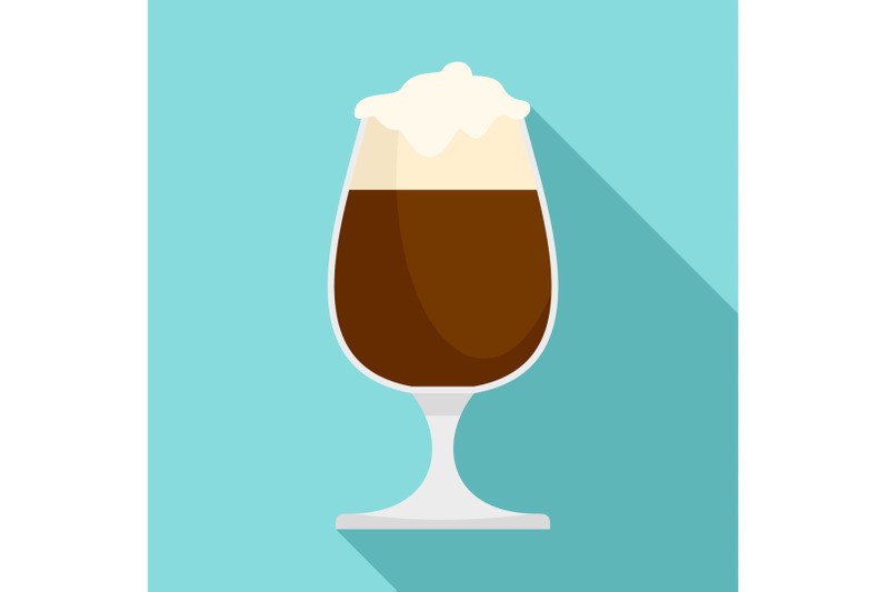 brown-beer-in-bar-icon-flat-style