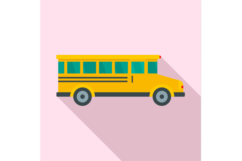 side-view-of-school-bus-icon-flat-style