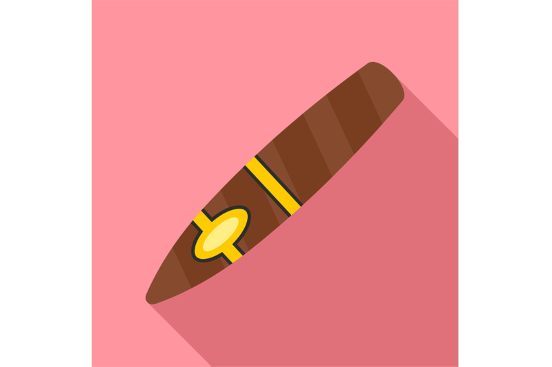 nicotine-cigar-of-cuba-icon-flat-style
