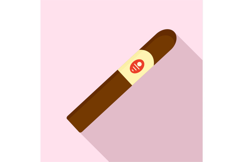 royale-cigar-of-cuba-icon-flat-style