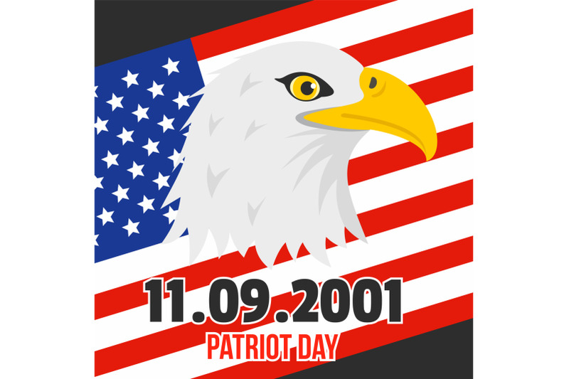 patriot-day-of-usa-background-flat-style