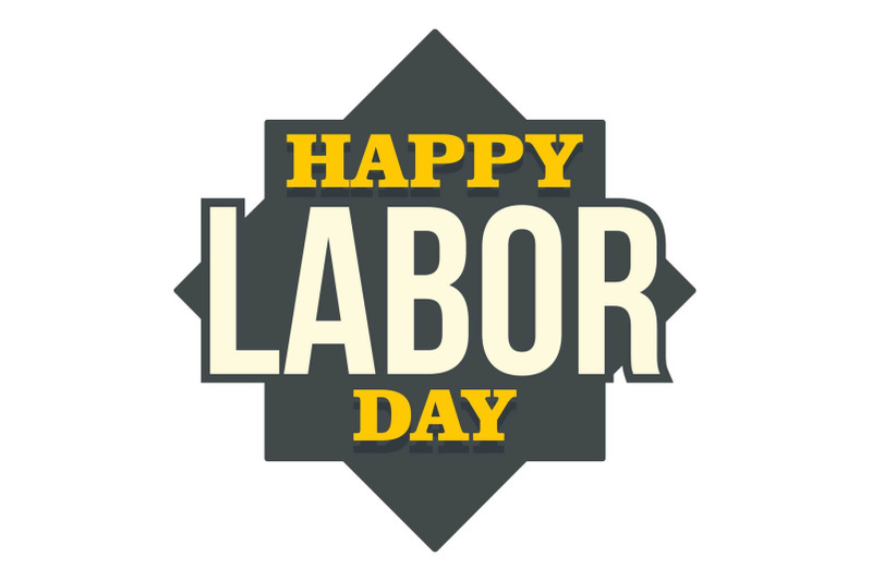 happy-labor-day-text-logo-icon-flat-style