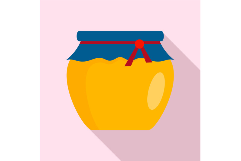 glass-jar-of-honey-icon-flat-style