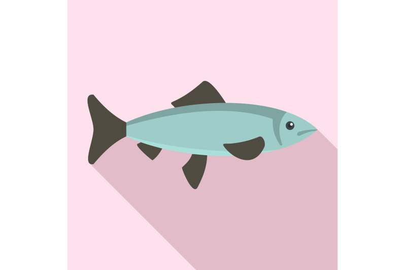 fresh-fish-from-sea-icon-flat-style