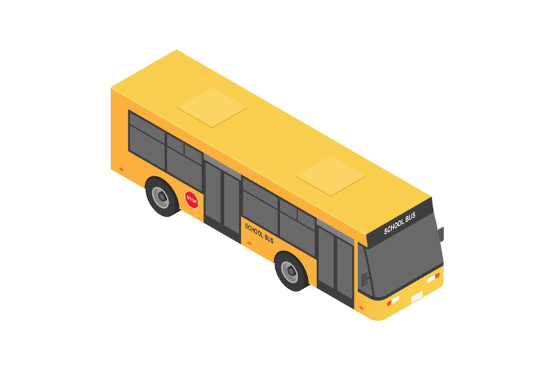 modern-school-bus-icon-isometric-style