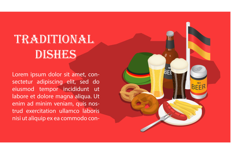 october-fest-beer-drink-menu-banner-isometric