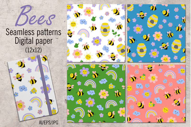 bees-patterns