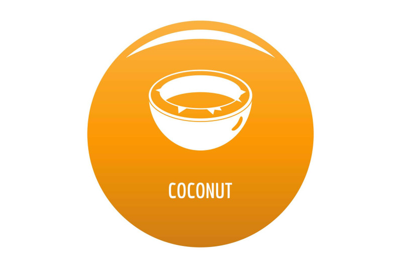 coconut-icon-vector-orange