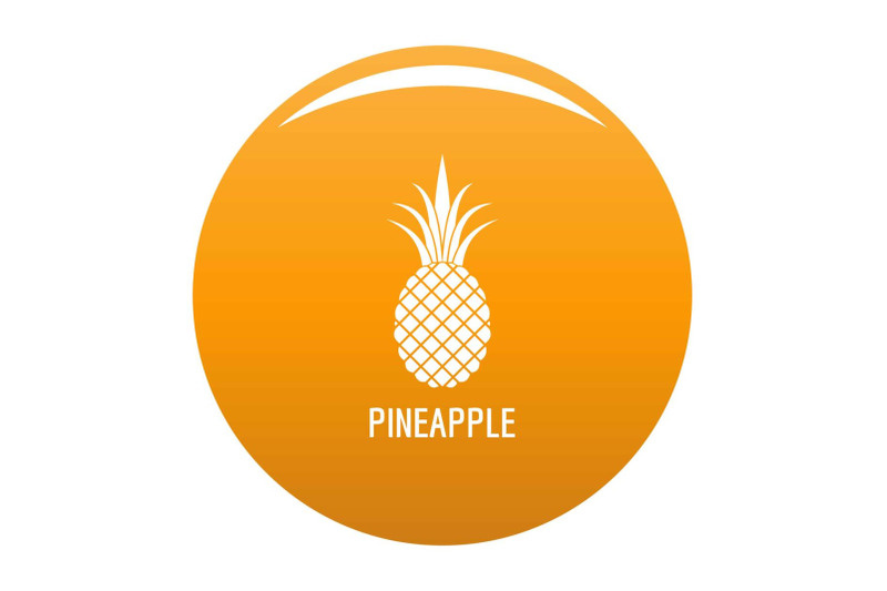 pineapple-icon-vector-orange