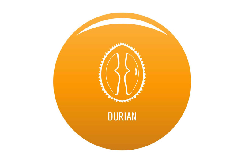 durian-icon-vector-orange