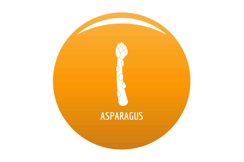 asparagus-icon-vector-orange