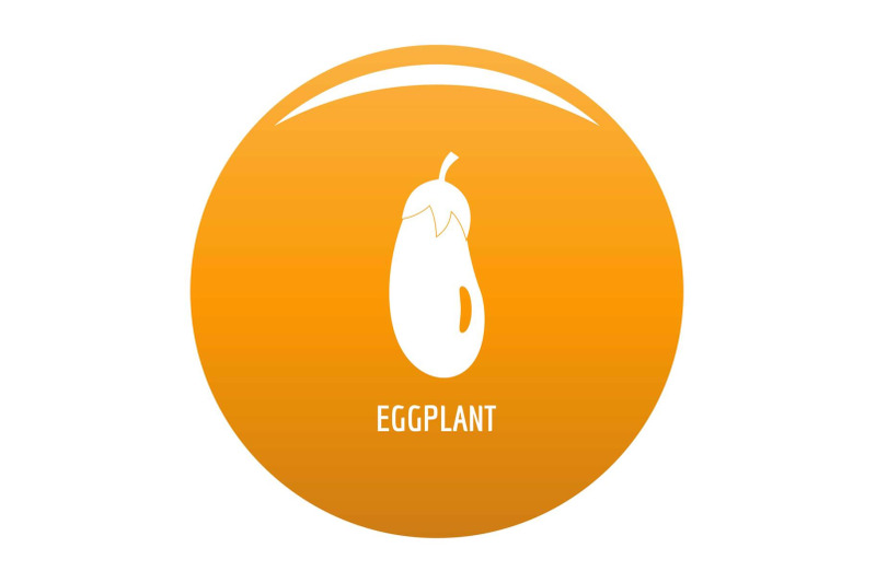eggplant-icon-vector-orange