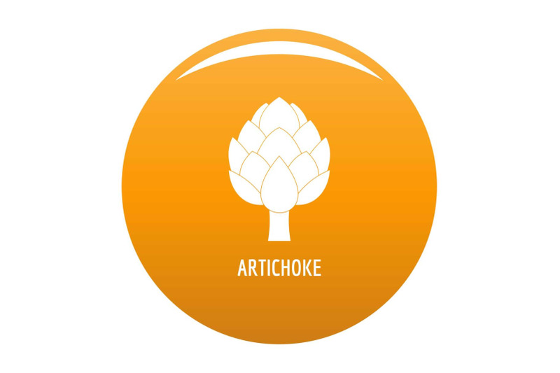 artichoke-icon-vector-orange