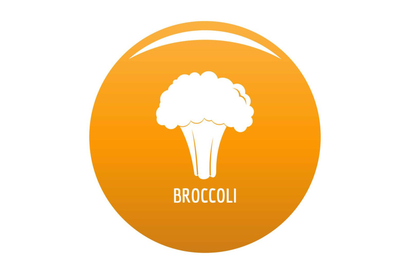 broccoli-icon-vector-orange