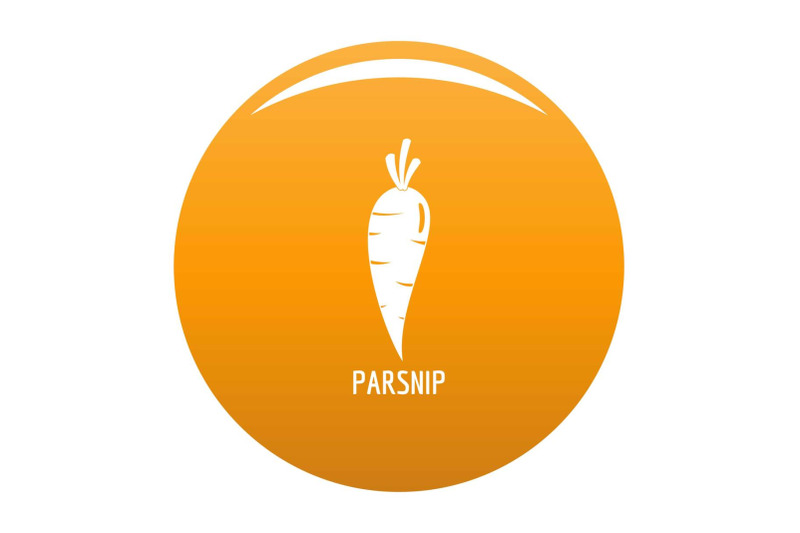 parsnip-icon-vector-orange