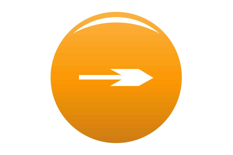 arrow-icon-vector-orange
