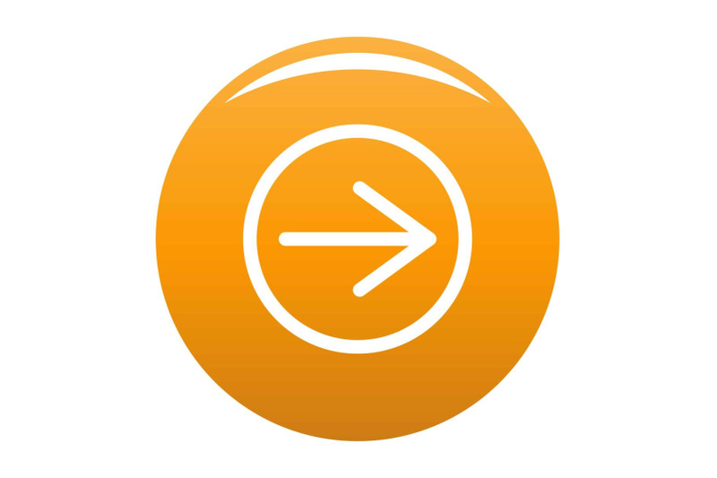 arrow-icon-vector-orange