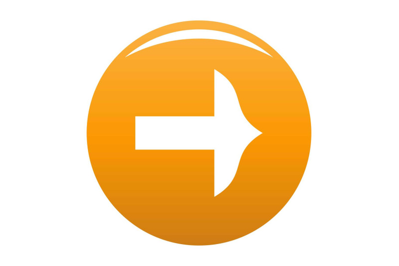 arrow-icon-vector-orange