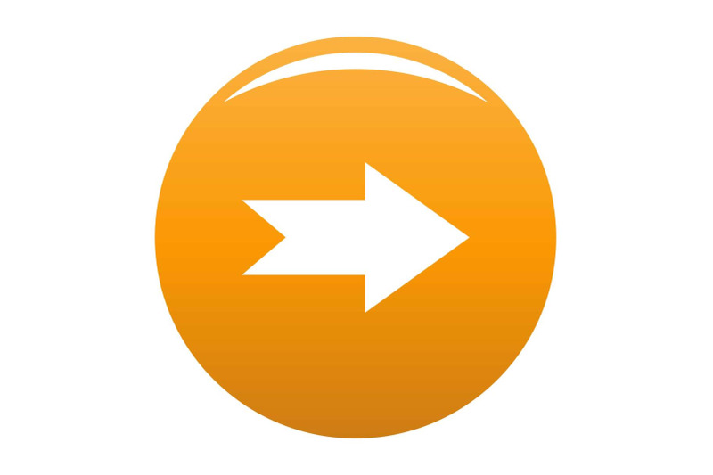 arrow-icon-vector-orange