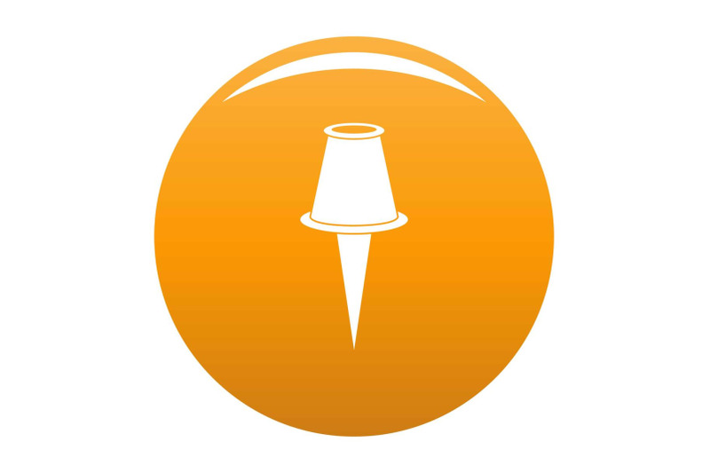 drawing-pin-icon-vector-orange