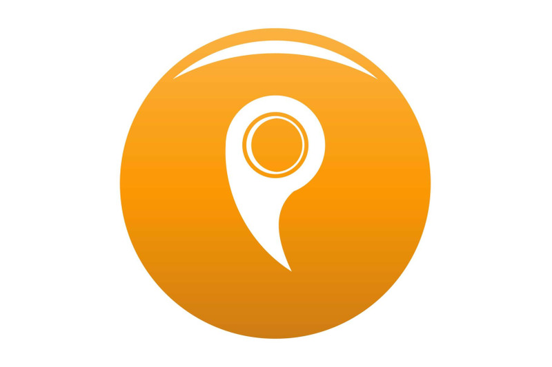 gps-mark-icon-vector-orange