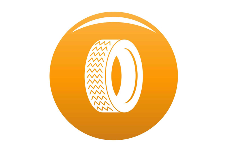 machine-tire-icon-vector-orange