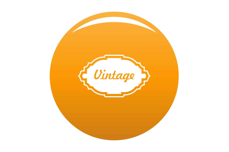 style-label-icon-vector-orange