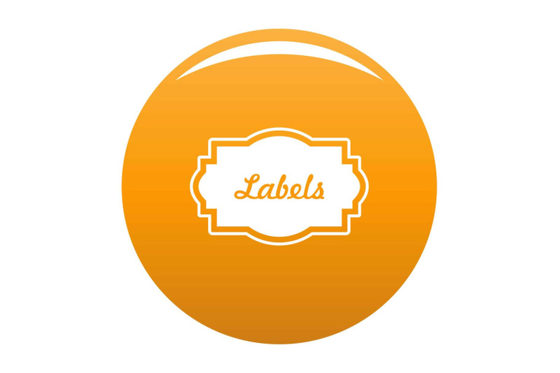 nice-label-icon-vector-orange