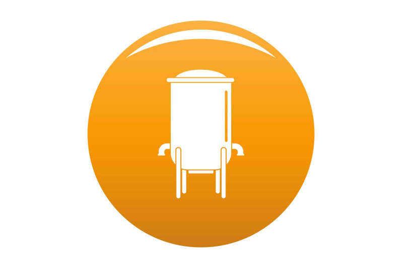 barrel-icon-vector-orange