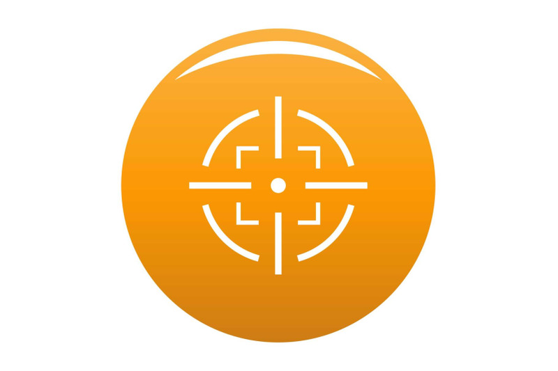 goal-icon-vector-orange