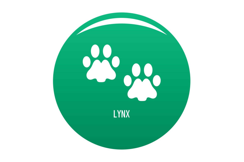 lynx-step-icon-vector-green